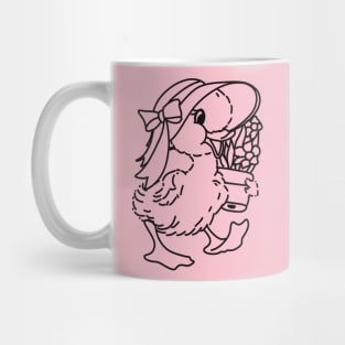 Ducky with flowers Mug